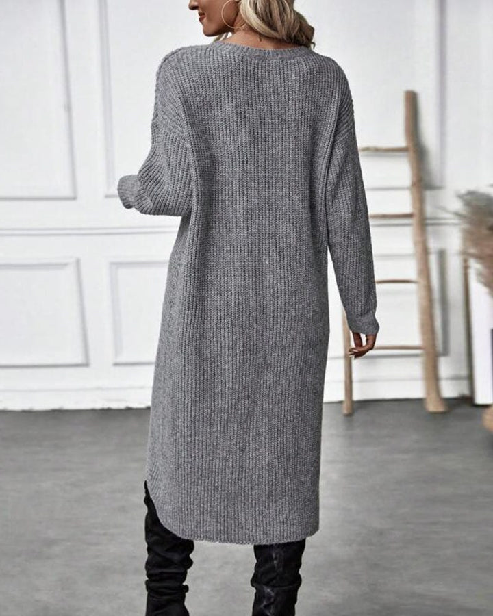 Joceline — Wool Knit Wrap Sweater Dress (4), StyleTruly