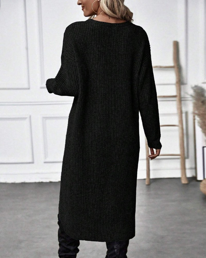 Joceline — Wool Knit Wrap Sweater Dress (15), StyleTruly