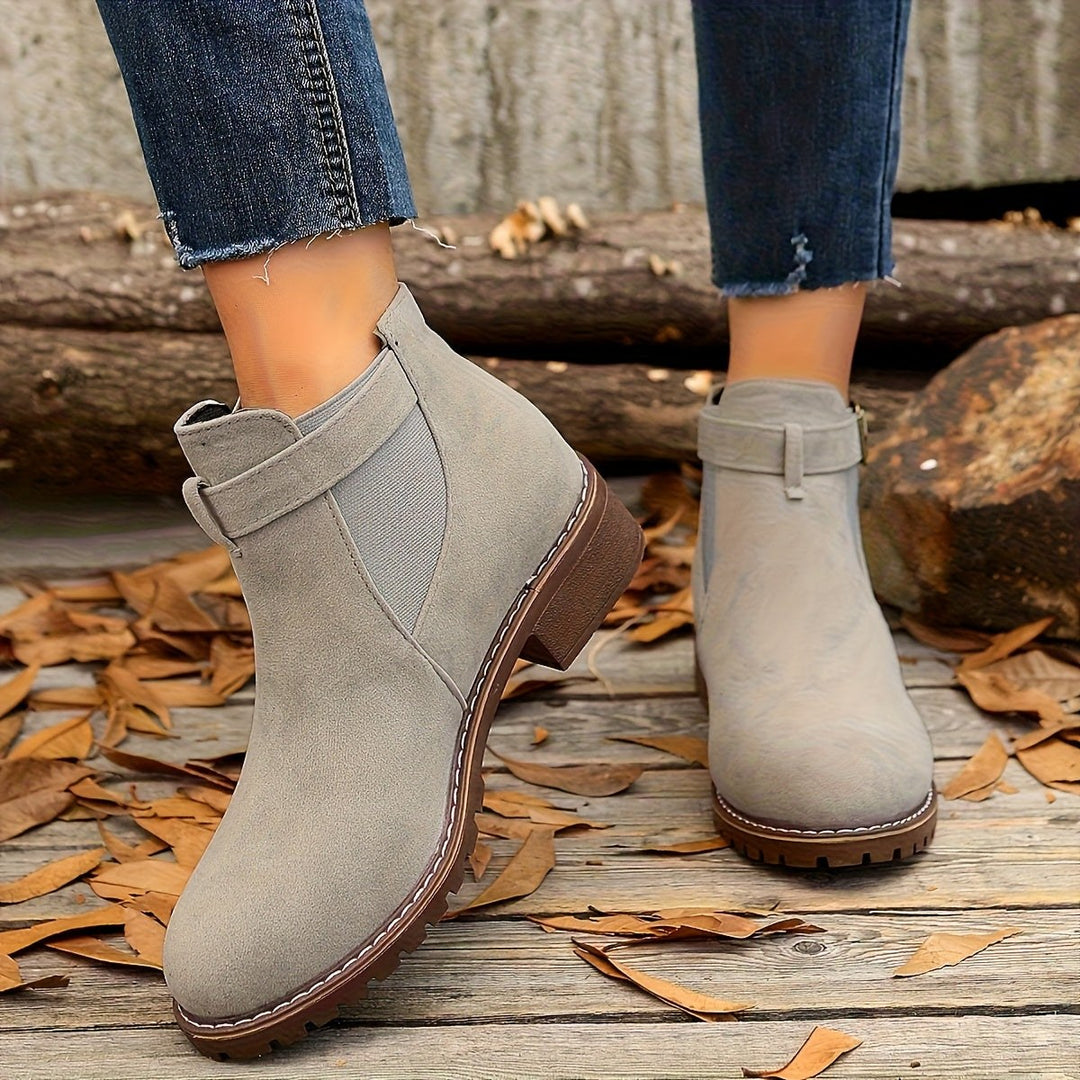 Juniper chunky buckle lug sole chelsea boots — image 3