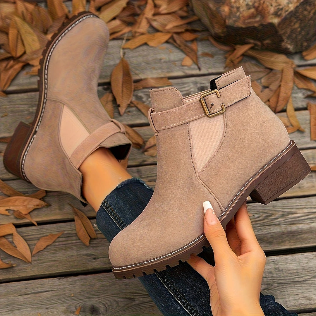 Juniper chunky buckle lug sole chelsea boots — image 4