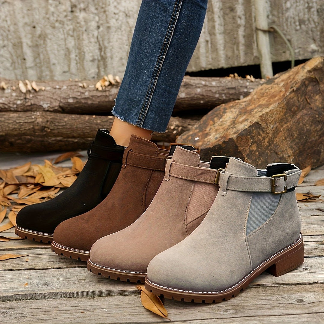 Juniper chunky buckle lug sole chelsea boots — image 5