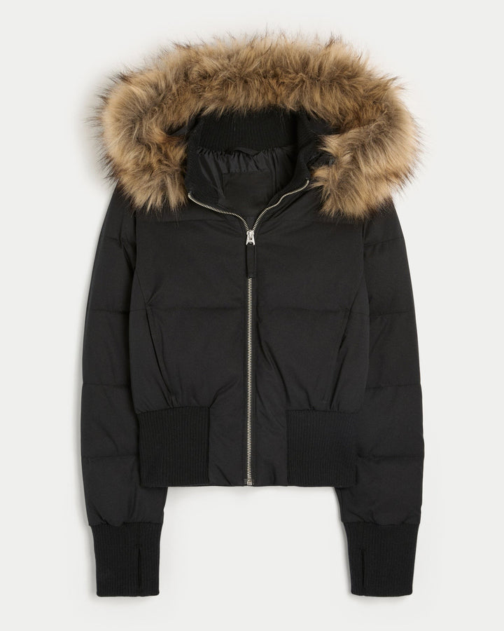 Kennedy cropped hooded quilted jacket — image 2