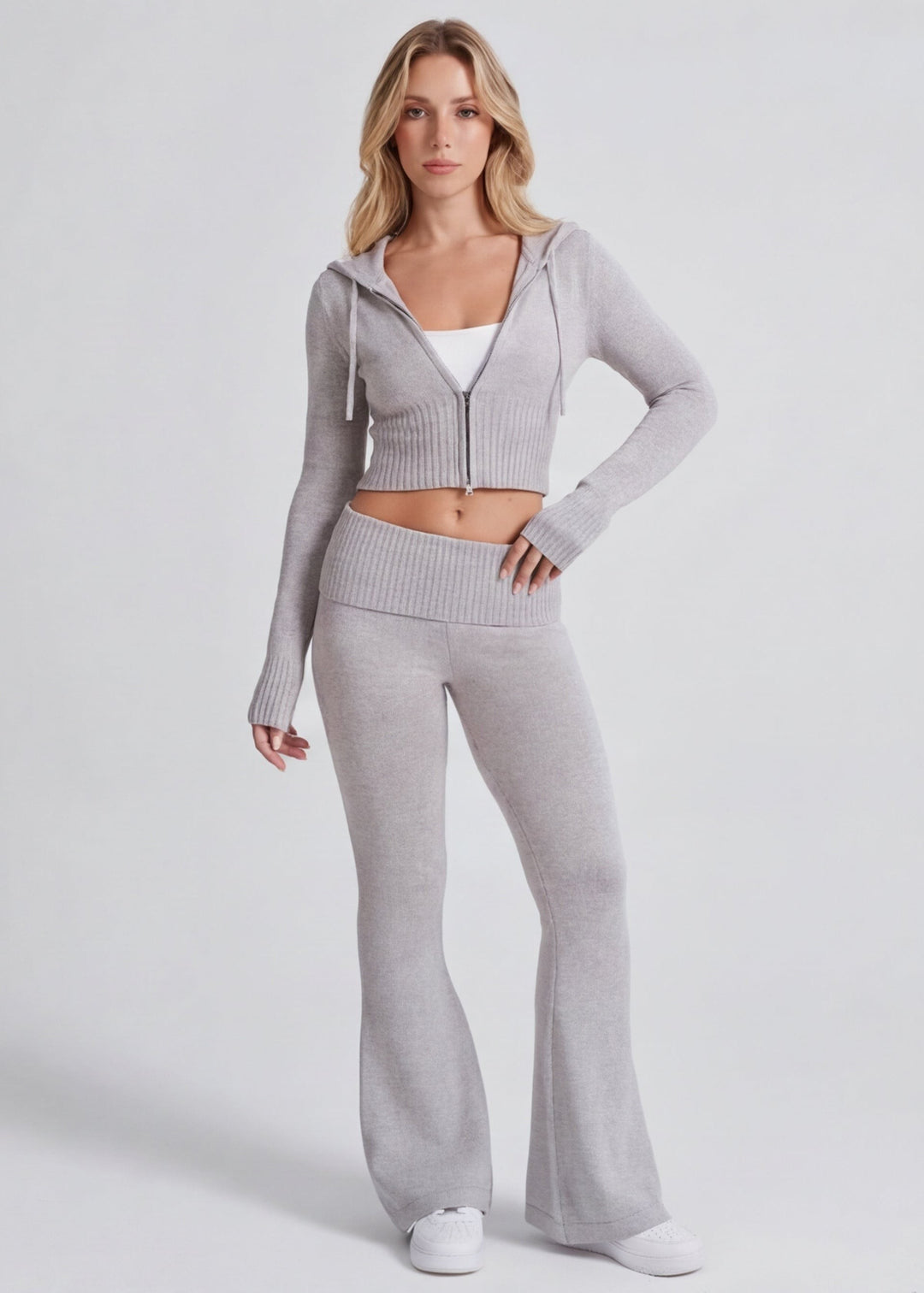 Zeliana — Knit Matching Lounge Set for Women