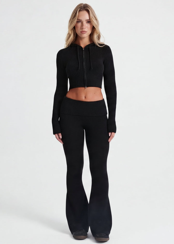 Zeliana — Knit Matching Lounge Set for Women
