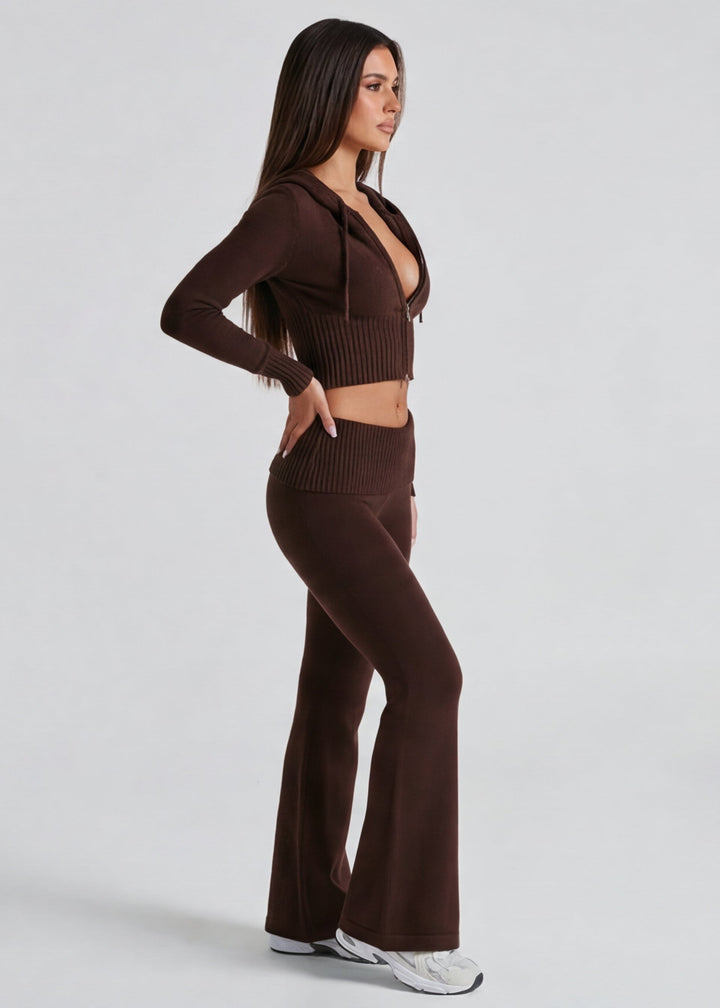 Zeliana — Knit Matching Lounge Set for Women