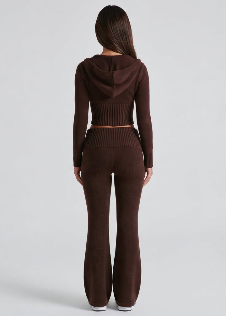Zeliana — Knit Matching Lounge Set for Women