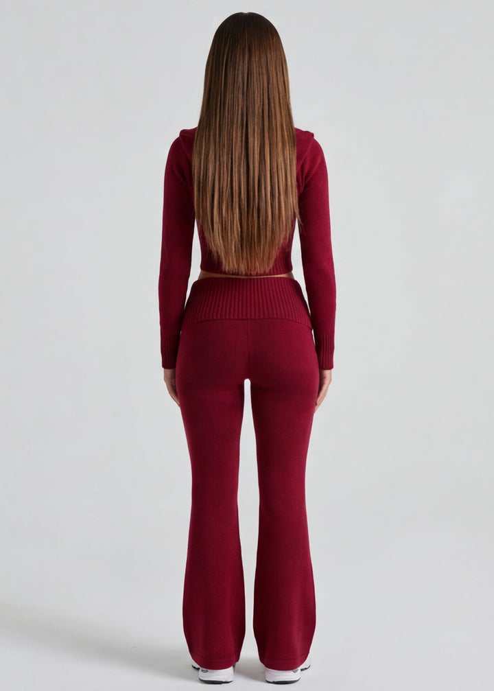 Zeliana — Knit Matching Lounge Set for Women