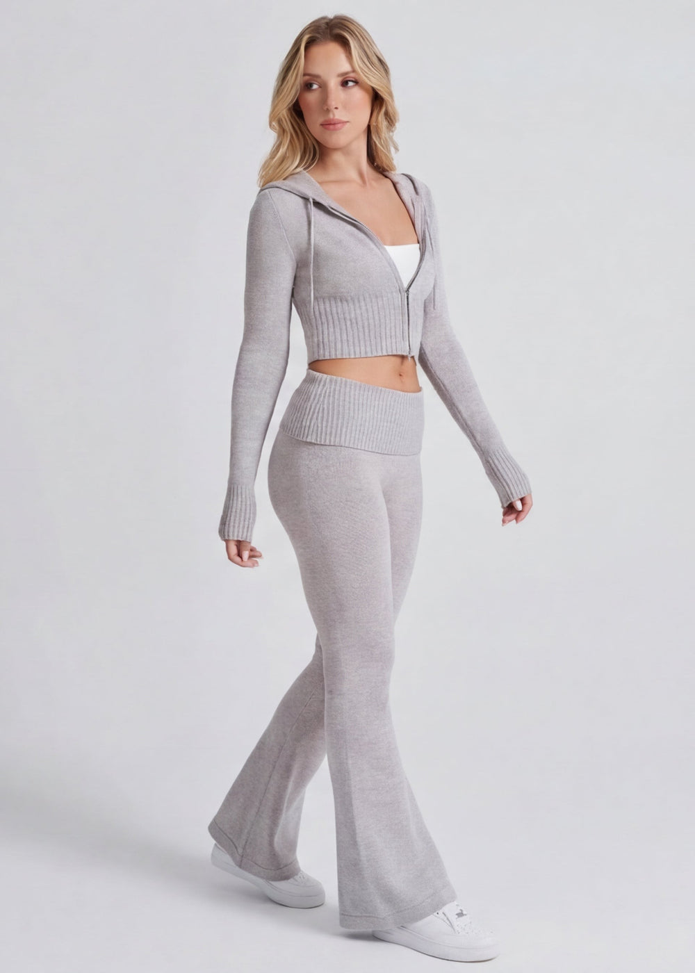 Zeliana — Knit Matching Lounge Set for Women