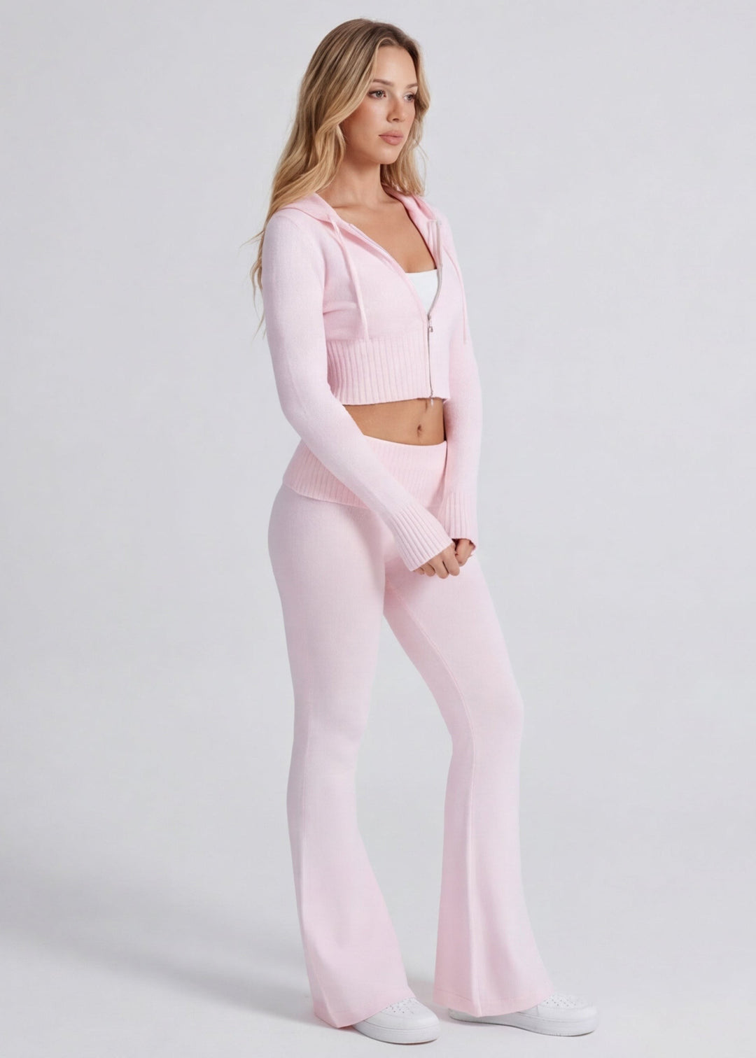 Zeliana — Knit Matching Lounge Set for Women