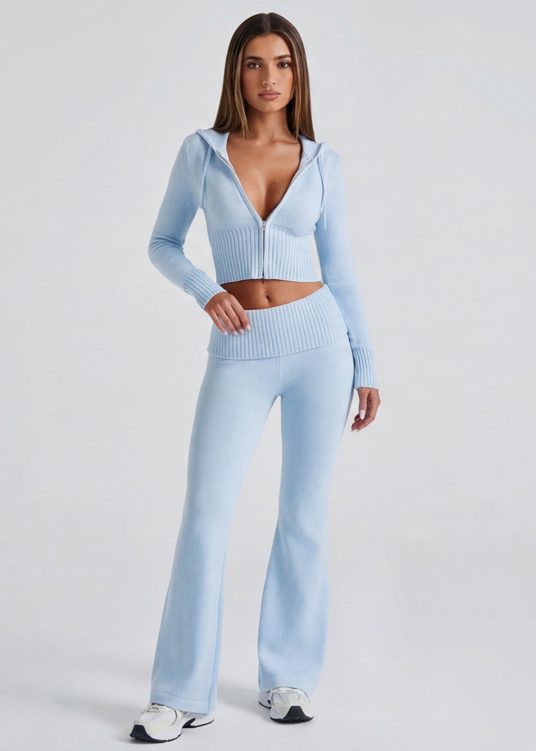 Zeliana — Knit Matching Lounge Set for Women