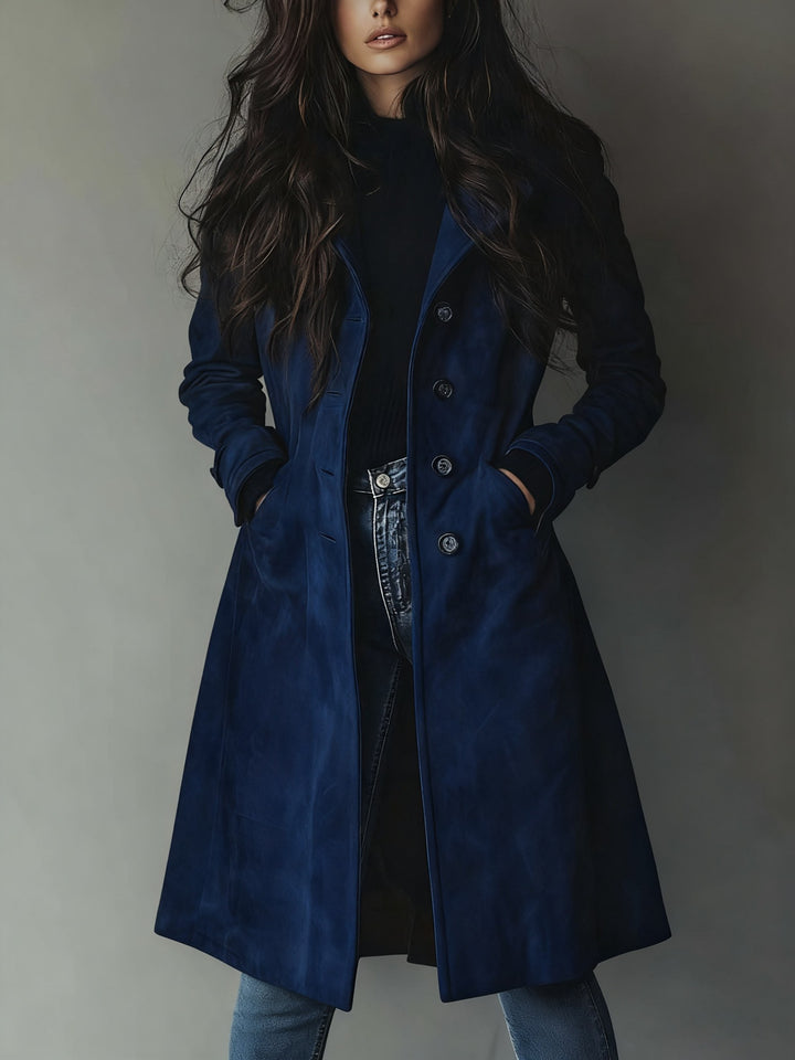 Lauren belted suede trench coat — image 6