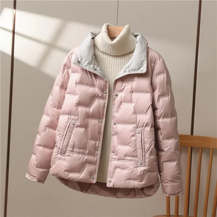 Lena quilted high neck puffer jacket — image 3