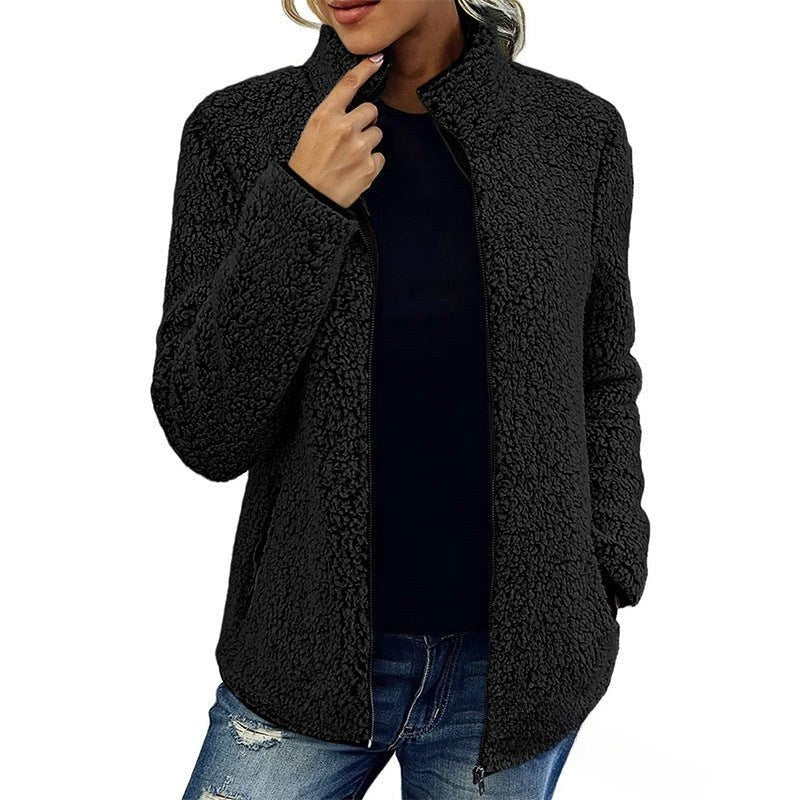 Leona zip up sherpa fleece jacket — image 2