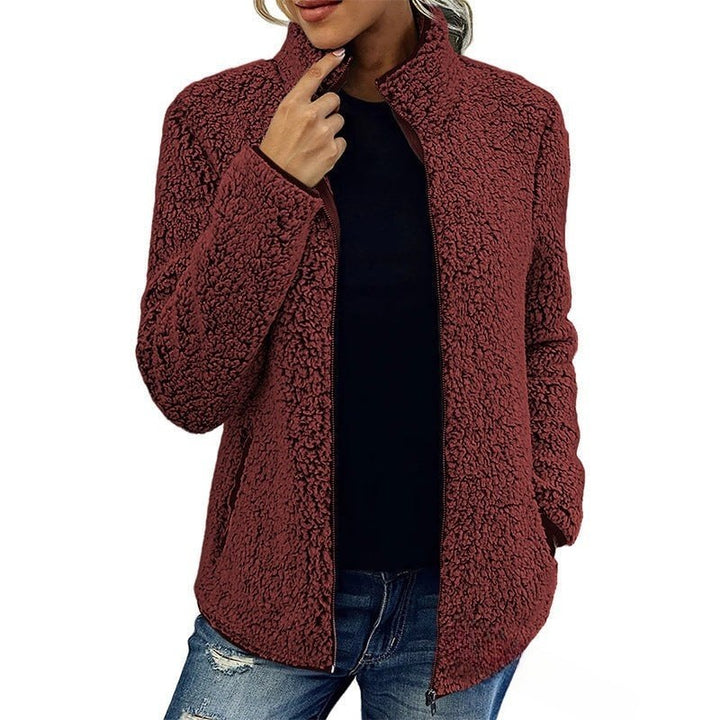 Leona zip up sherpa fleece jacket — image 5