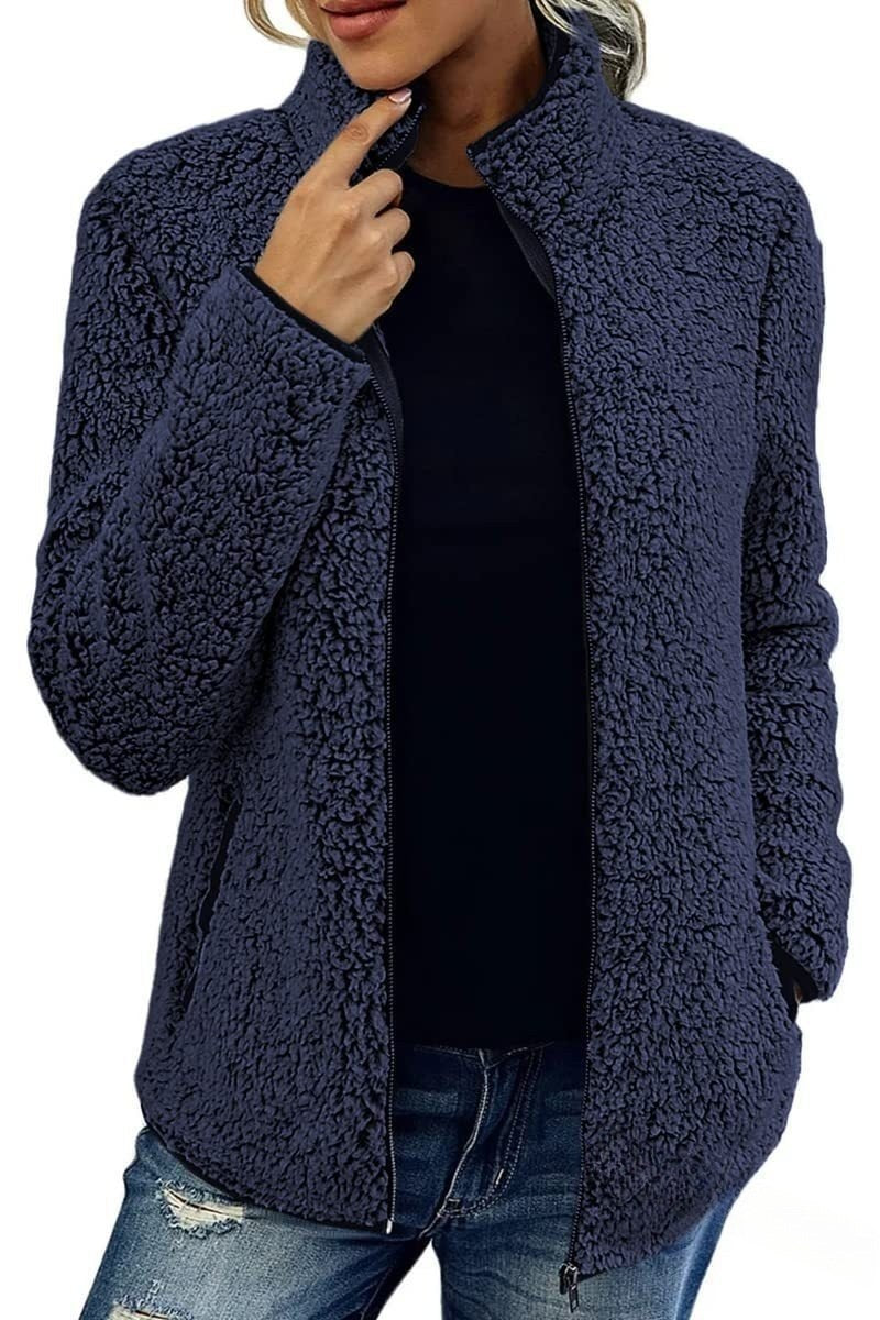 Leona zip up sherpa fleece jacket — image 7