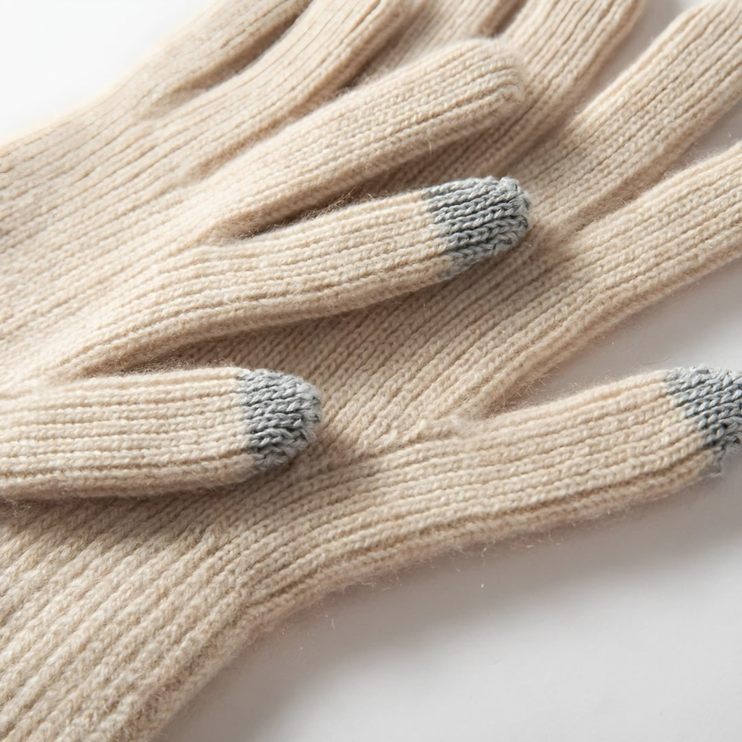 Linnea ribbed knit warm winter gloves — image 9