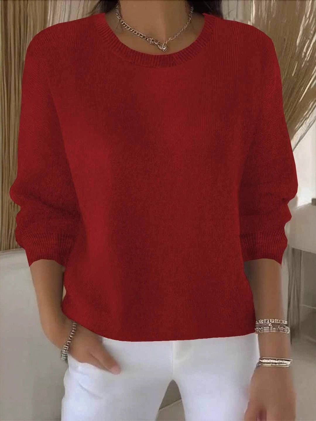 Lise — Lightweight Fine Knit Sweater for Women with Crew Neck (7), StyleTruly