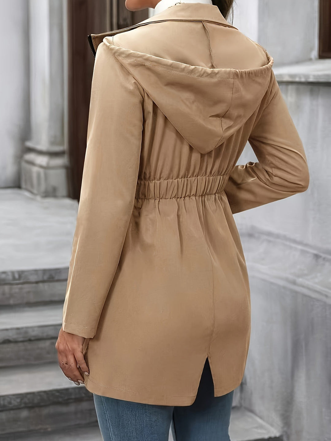Lucy zip up hooded anorak jacket — image 11