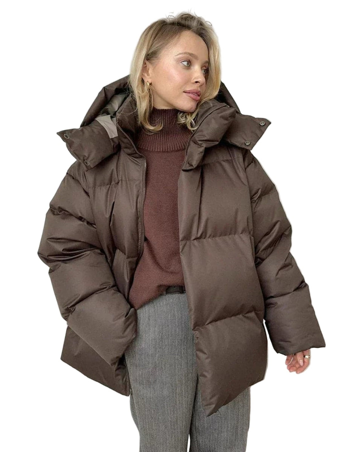 Maiwenn — Luxe Quilted Long Winter Coat for Women