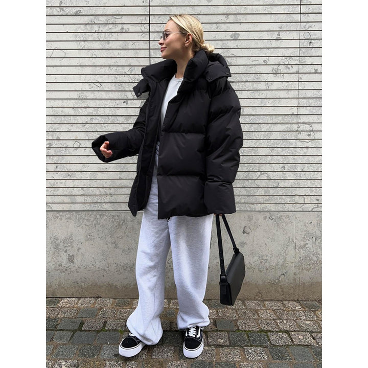 Maiwenn — Luxe Quilted Long Winter Coat for Women