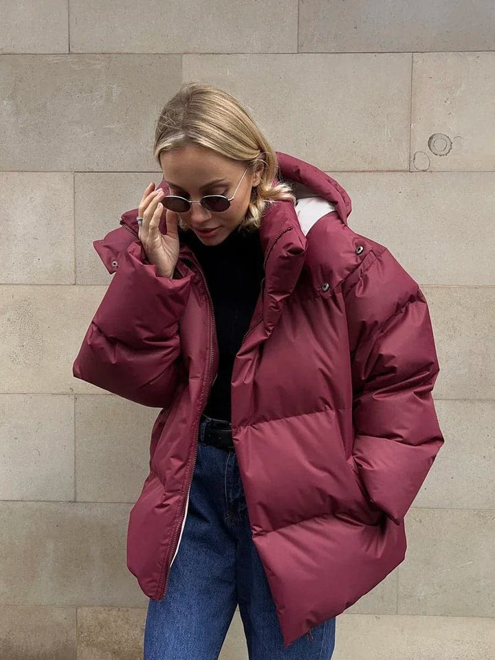 Maiwenn — Luxe Quilted Long Winter Coat for Women
