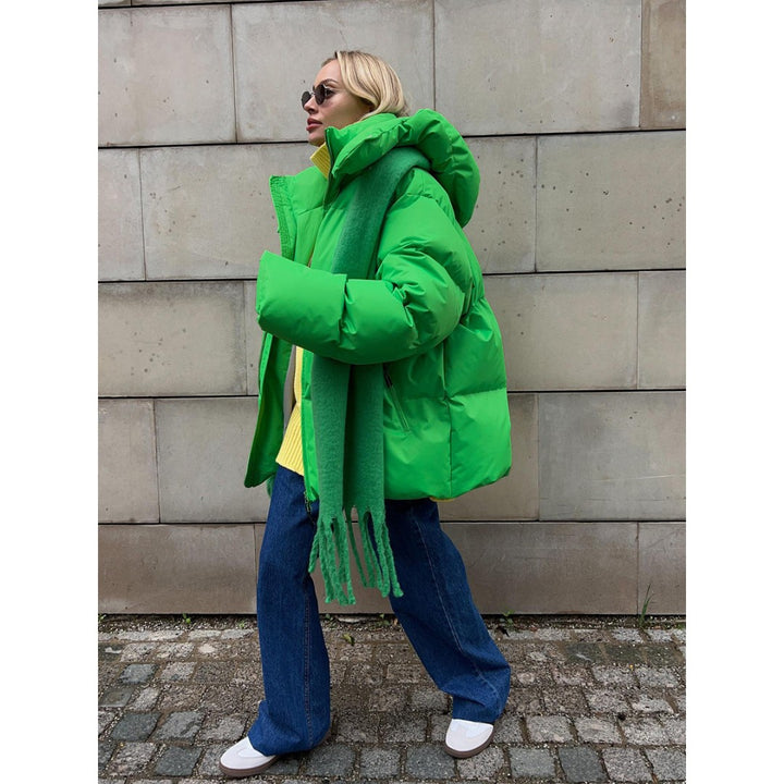 Maiwenn — Luxe Quilted Long Winter Coat for Women