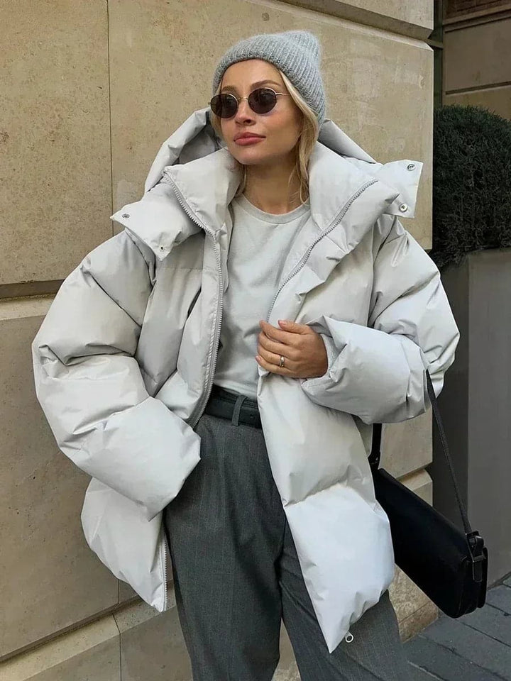 Maiwenn — Luxe Quilted Long Winter Coat for Women
