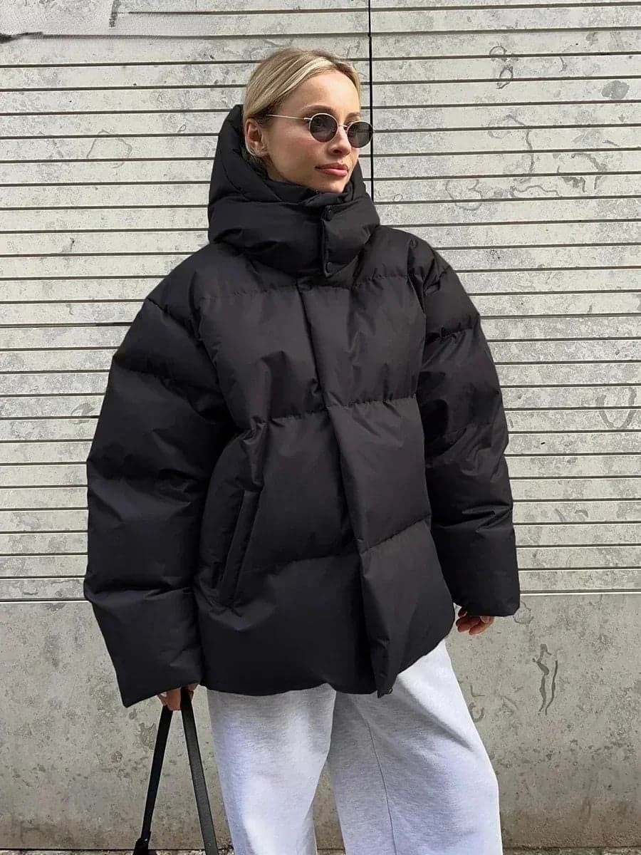 Maiwenn — Luxe Quilted Long Winter Coat for Women