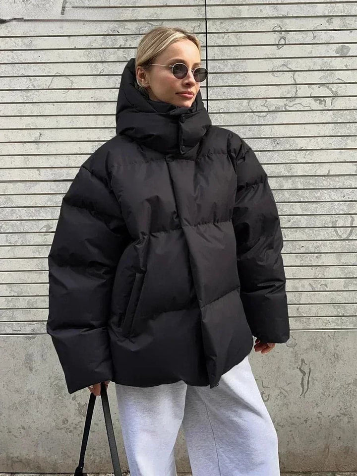 Maiwenn — Luxe Quilted Long Winter Coat for Women