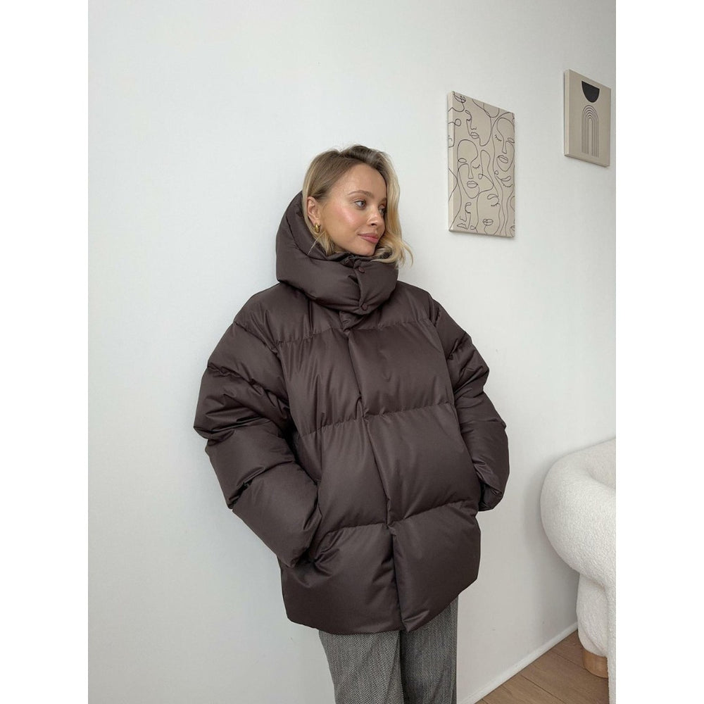 Maiwenn — Luxe Quilted Long Winter Coat for Women