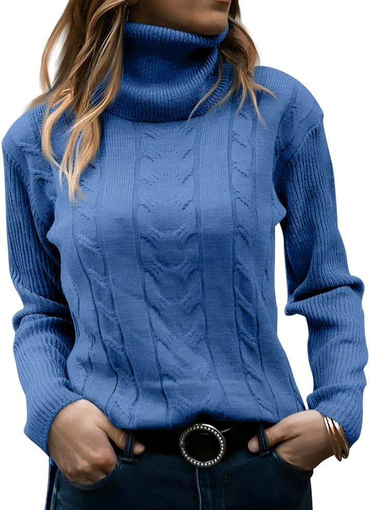 Madison turtleneck cable knit sweater — image 4