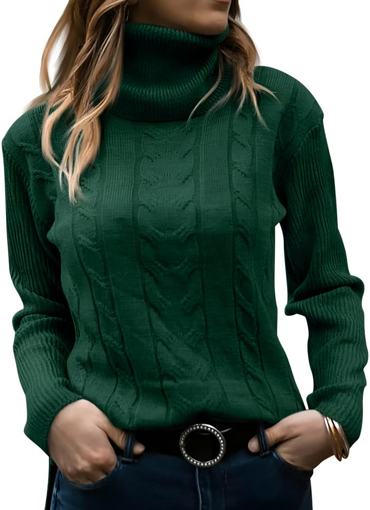 Madison turtleneck cable knit sweater — image 6