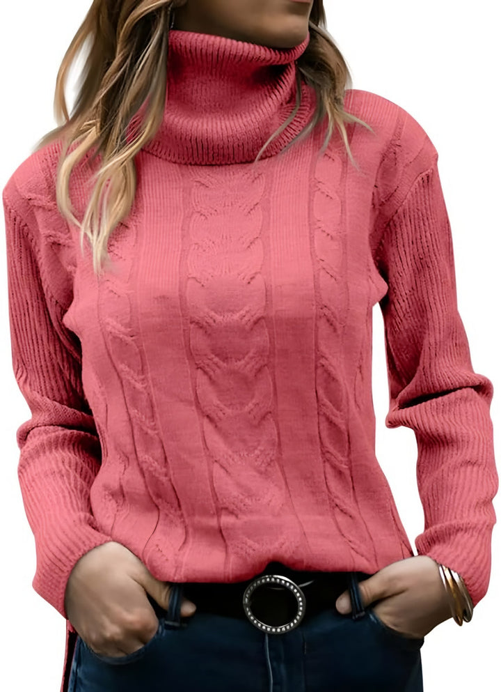 Madison turtleneck cable knit sweater — image 13