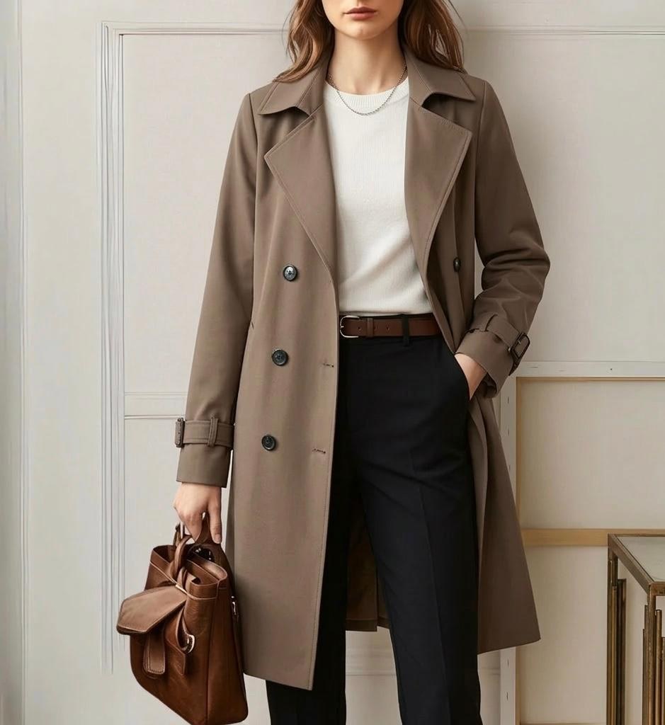 Manonette — Classic Khaki Trench Coat, StyleTruly