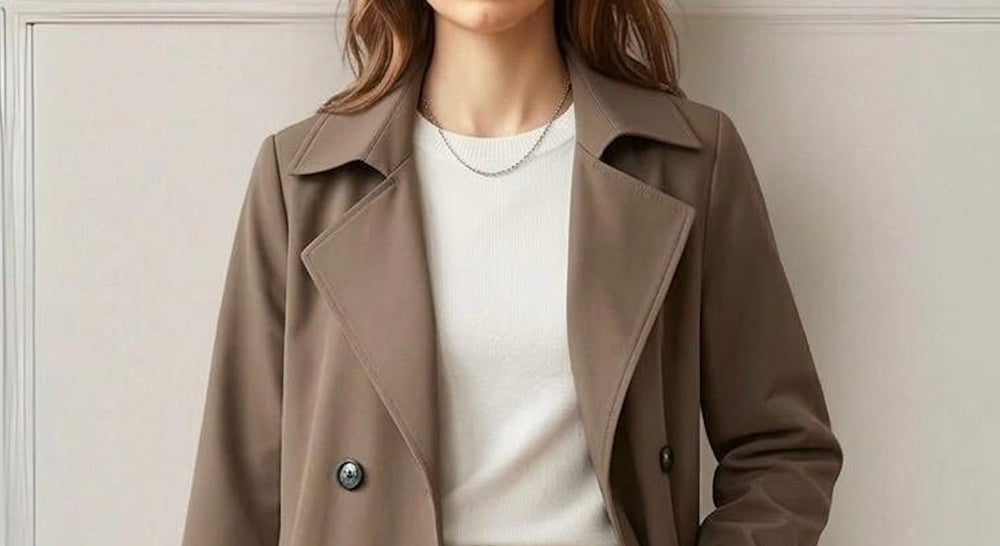Manonette — Classic Khaki Trench Coat (2), StyleTruly