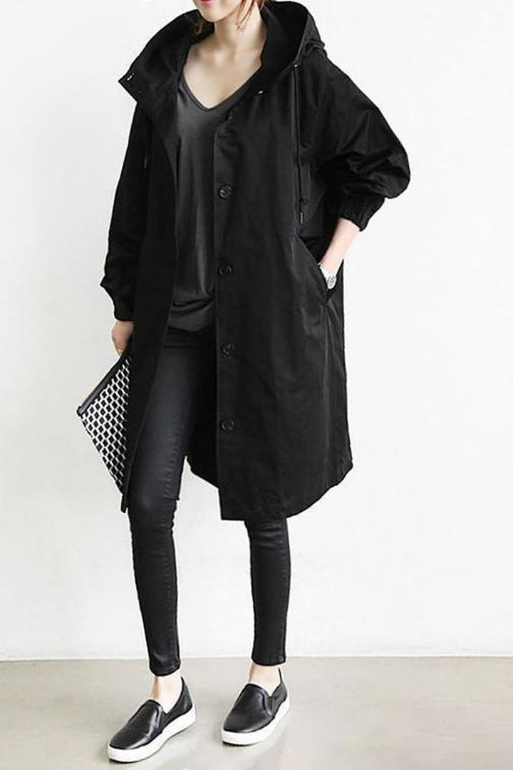 Michelle — Waterproof Hooded Trench Coat (2), StyleTruly