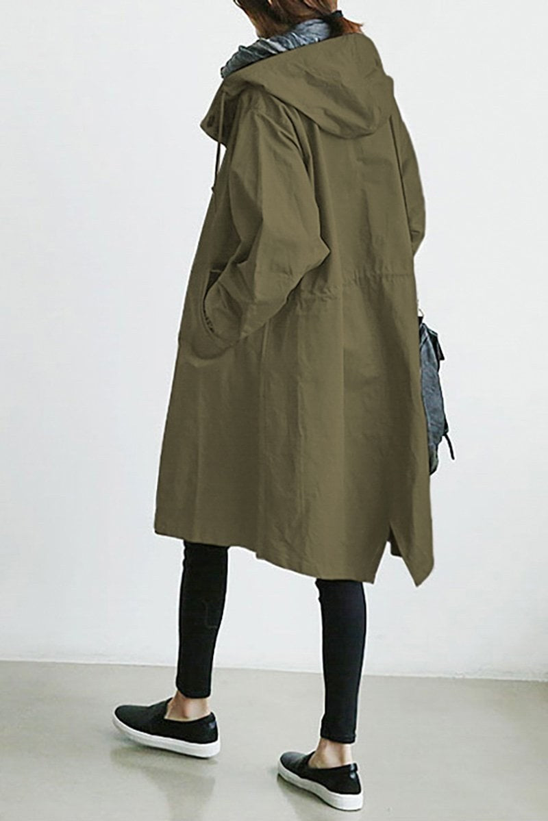 Michelle — Waterproof Hooded Trench Coat (3), StyleTruly