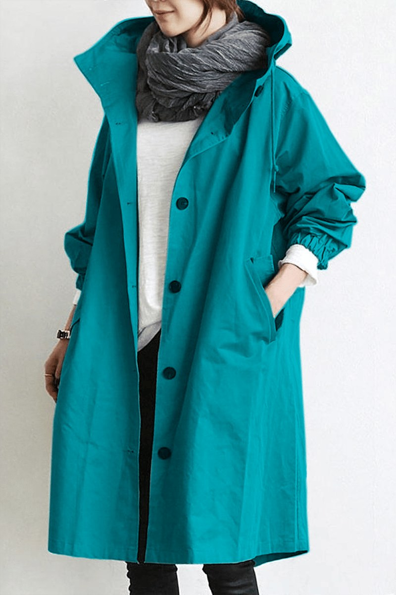 Michelle — Waterproof Hooded Trench Coat (7), StyleTruly