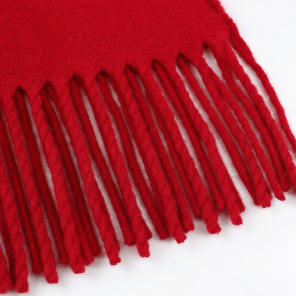 Mylene — Cozy Wool Wrap Coat for Women with Fringe (10), StyleTruly