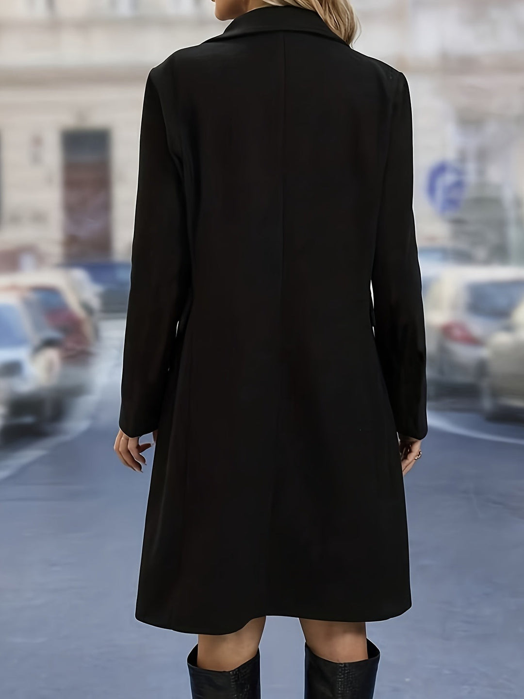 Natalie double breasted long coat — image 5