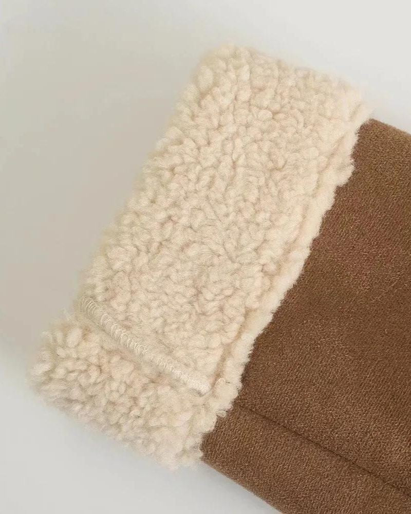 Paige faux suede shearling coat — image 3