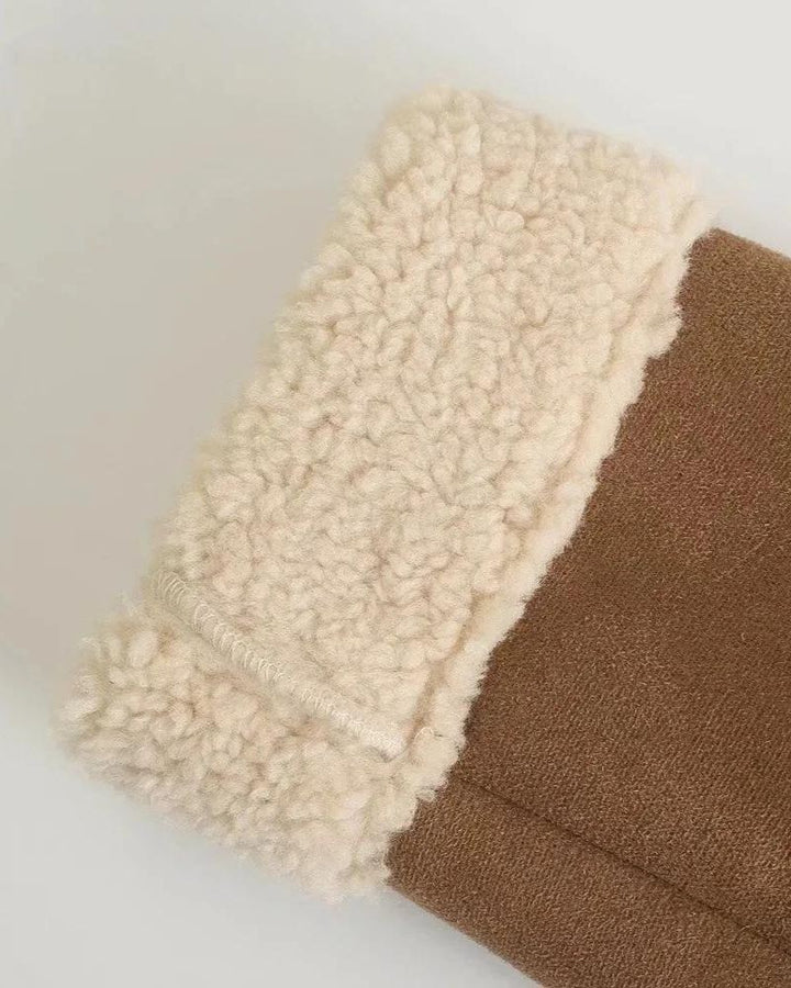 Paige faux suede shearling coat — image 3