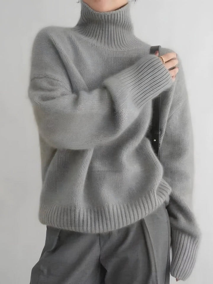 Peyton high neck cashmere sweater — image 2