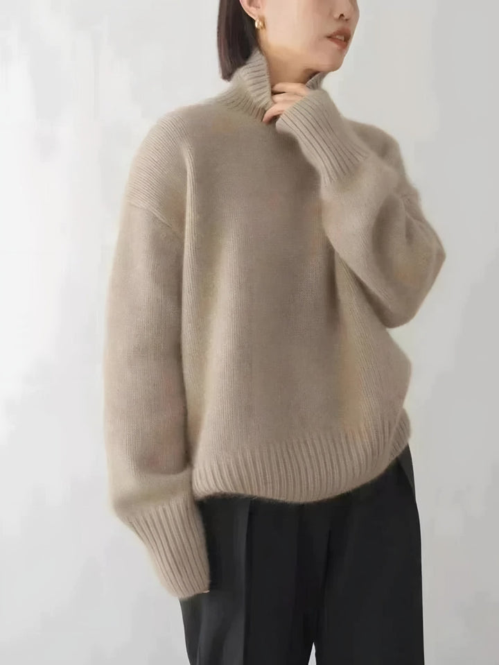 Peyton high neck cashmere sweater — image 3