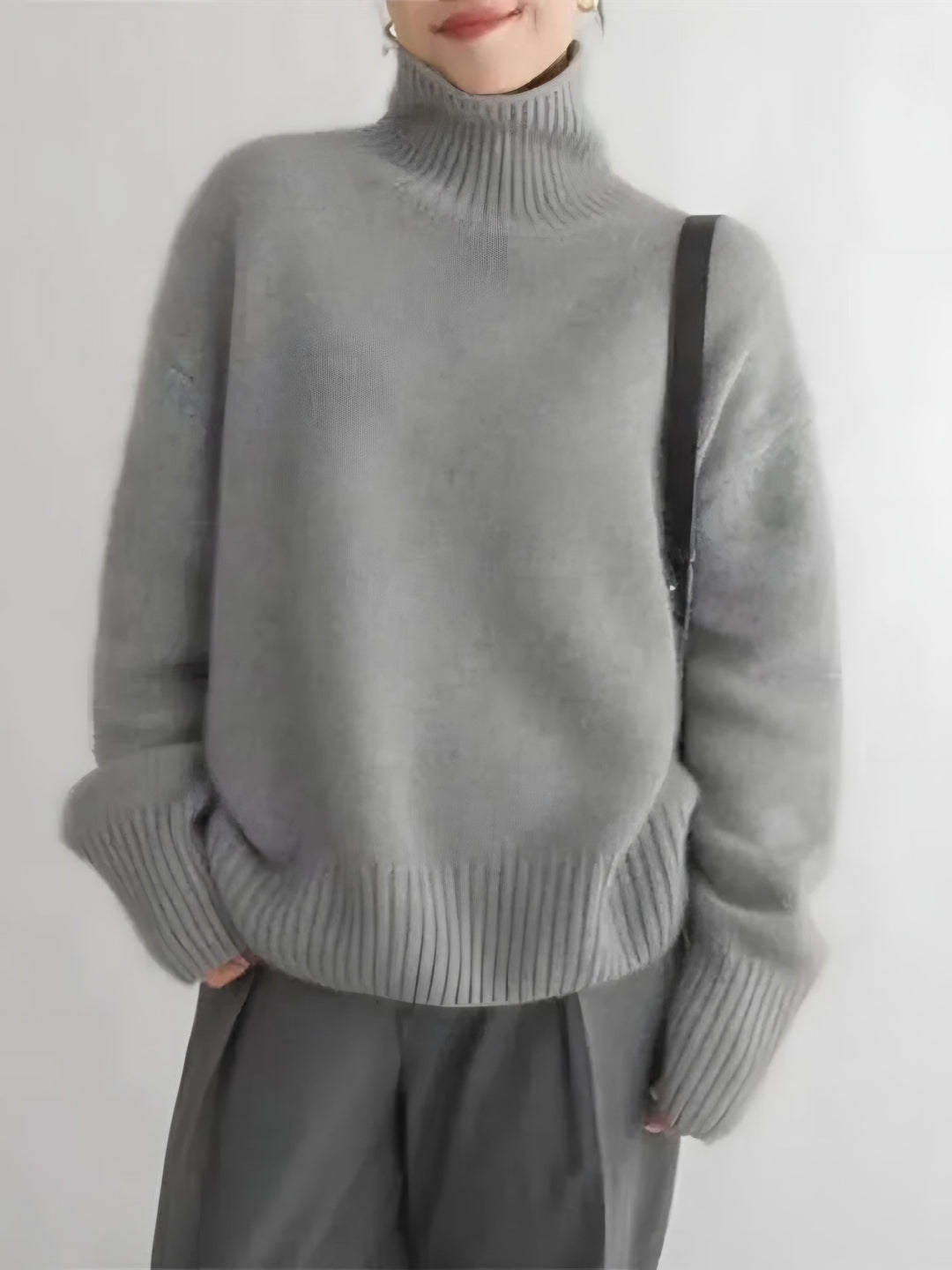 Peyton high neck cashmere sweater — image 5