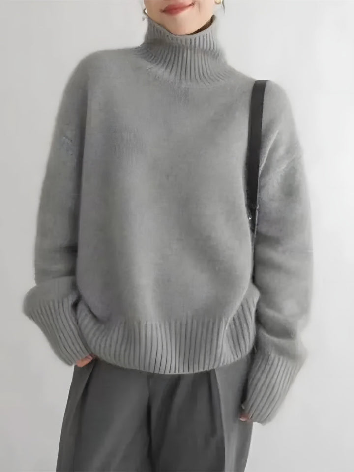 Peyton high neck cashmere sweater — image 5