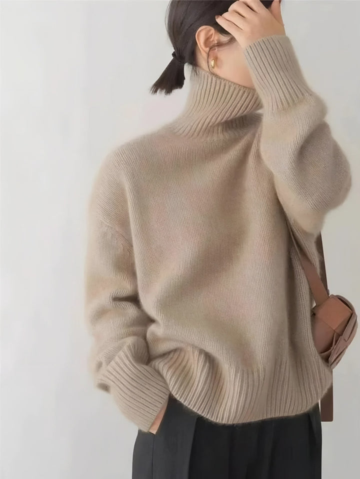 Peyton high neck cashmere sweater — image 6