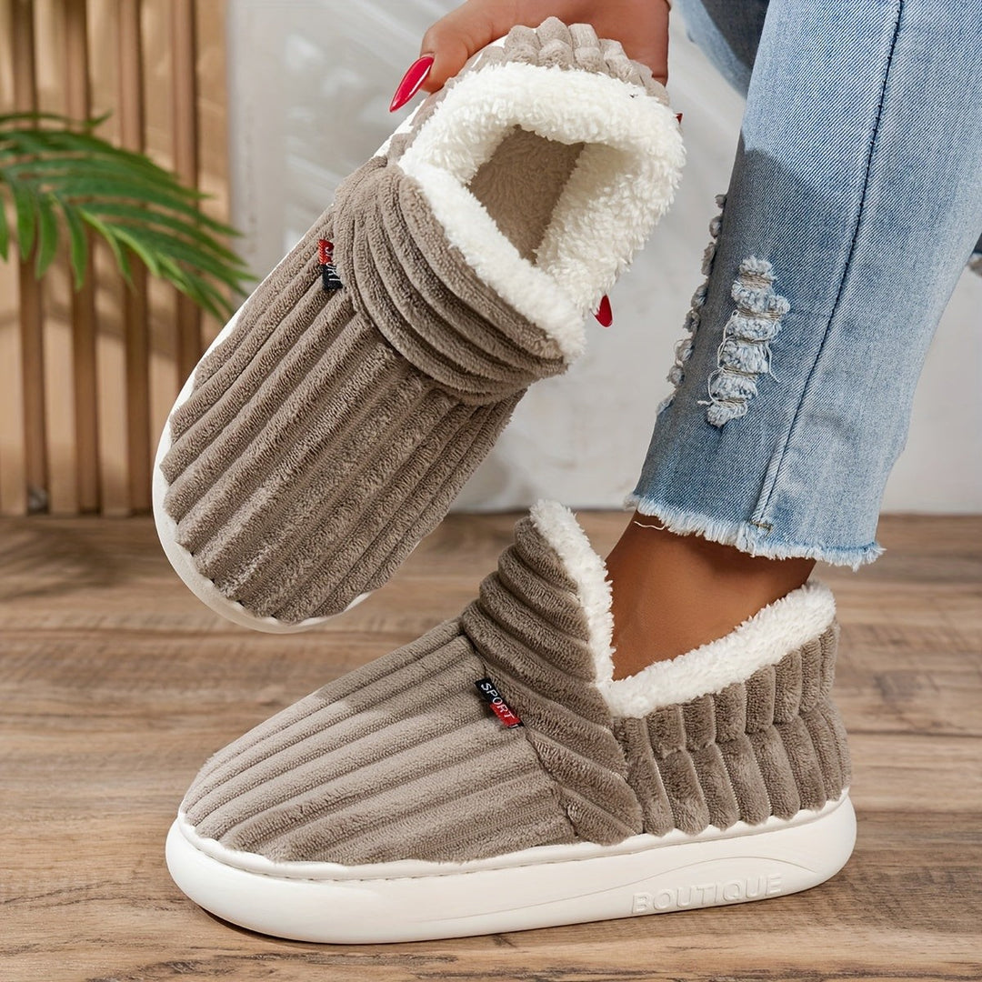 Ursule — Plush Indoor Outdoor House Slippers for Women