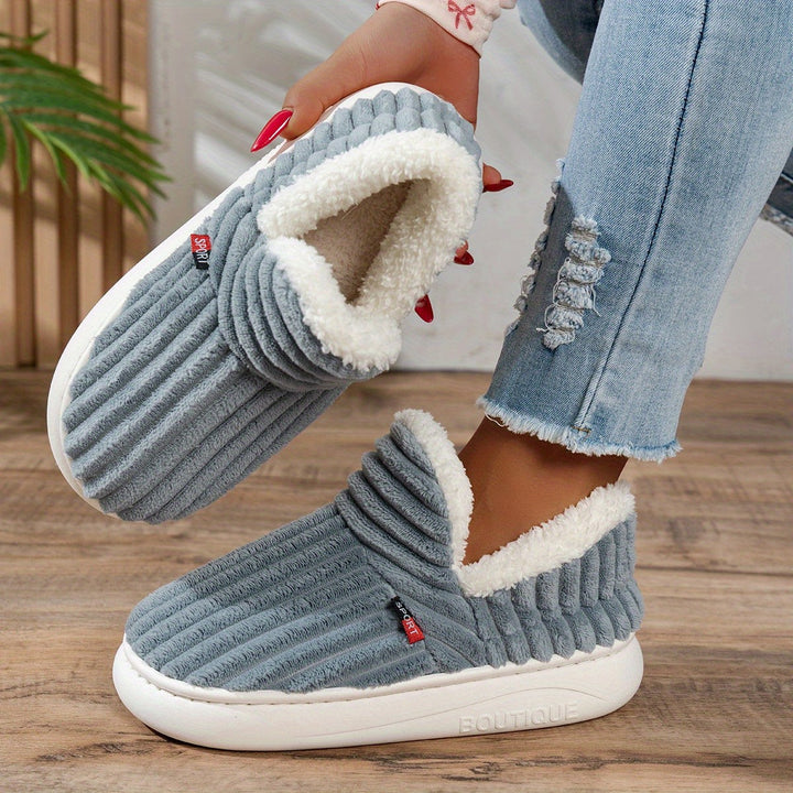 Ursule — Plush Indoor Outdoor House Slippers for Women