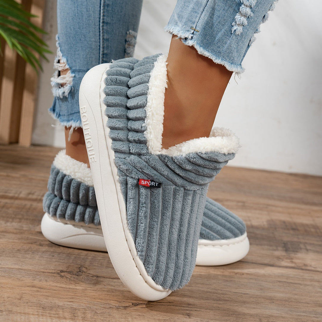 Ursule — Plush Indoor Outdoor House Slippers for Women